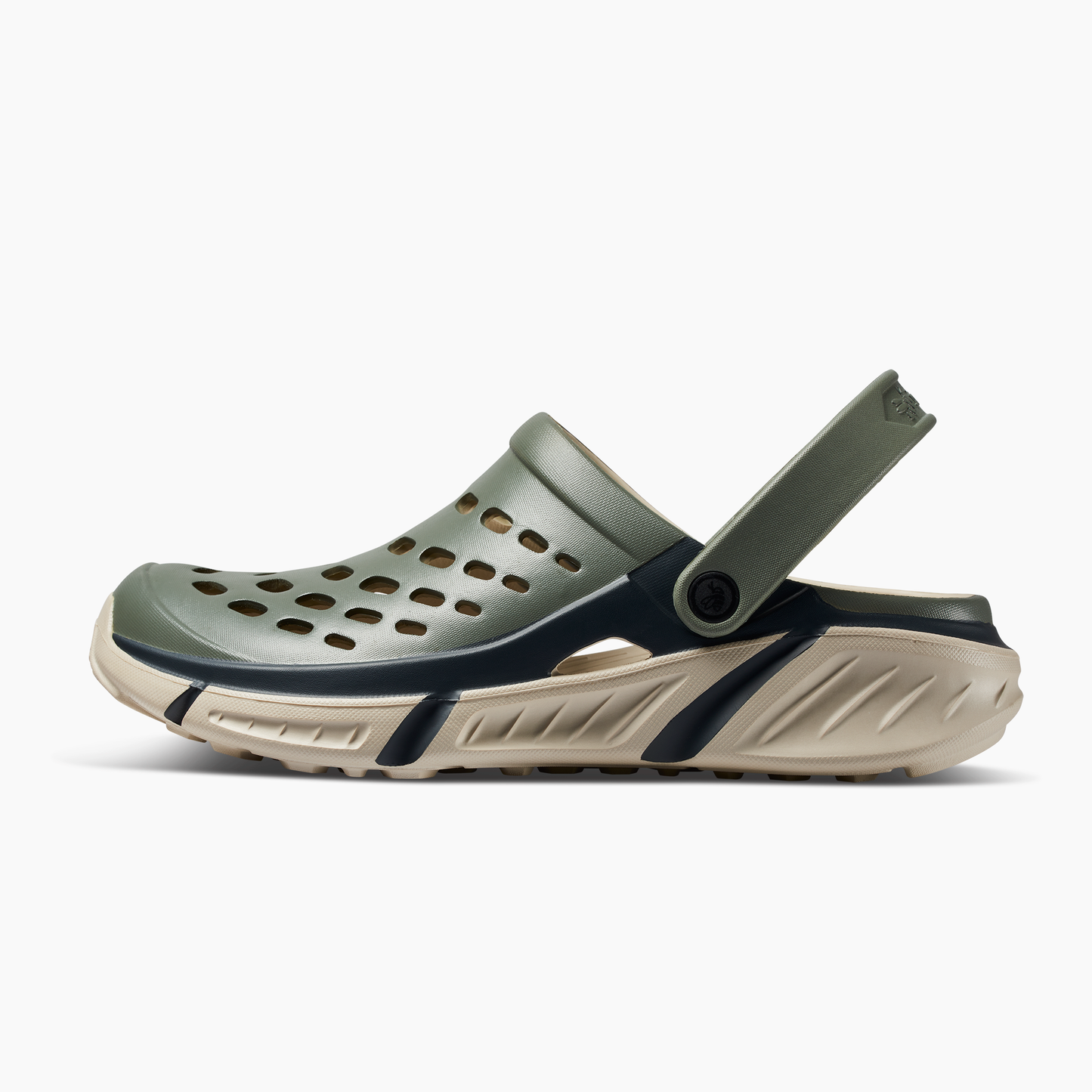 Men's Trekking Clog - Block Light Sage/Beige