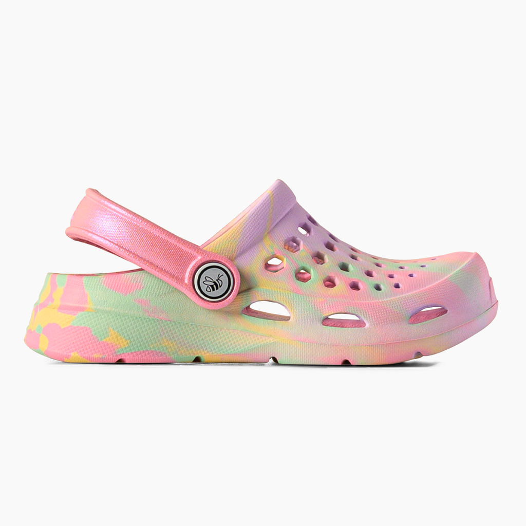 Kid's Active Clog Marbled Ombre Pink