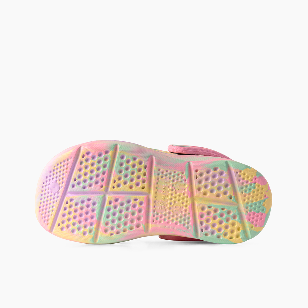 Kid's Active Clog Marbled Ombre Pink
