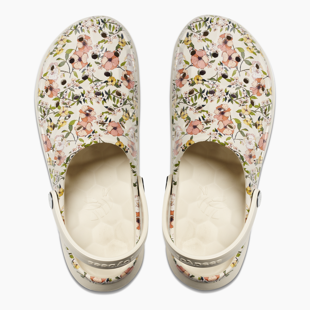 Varsity Clog - Bone-Summer Floral