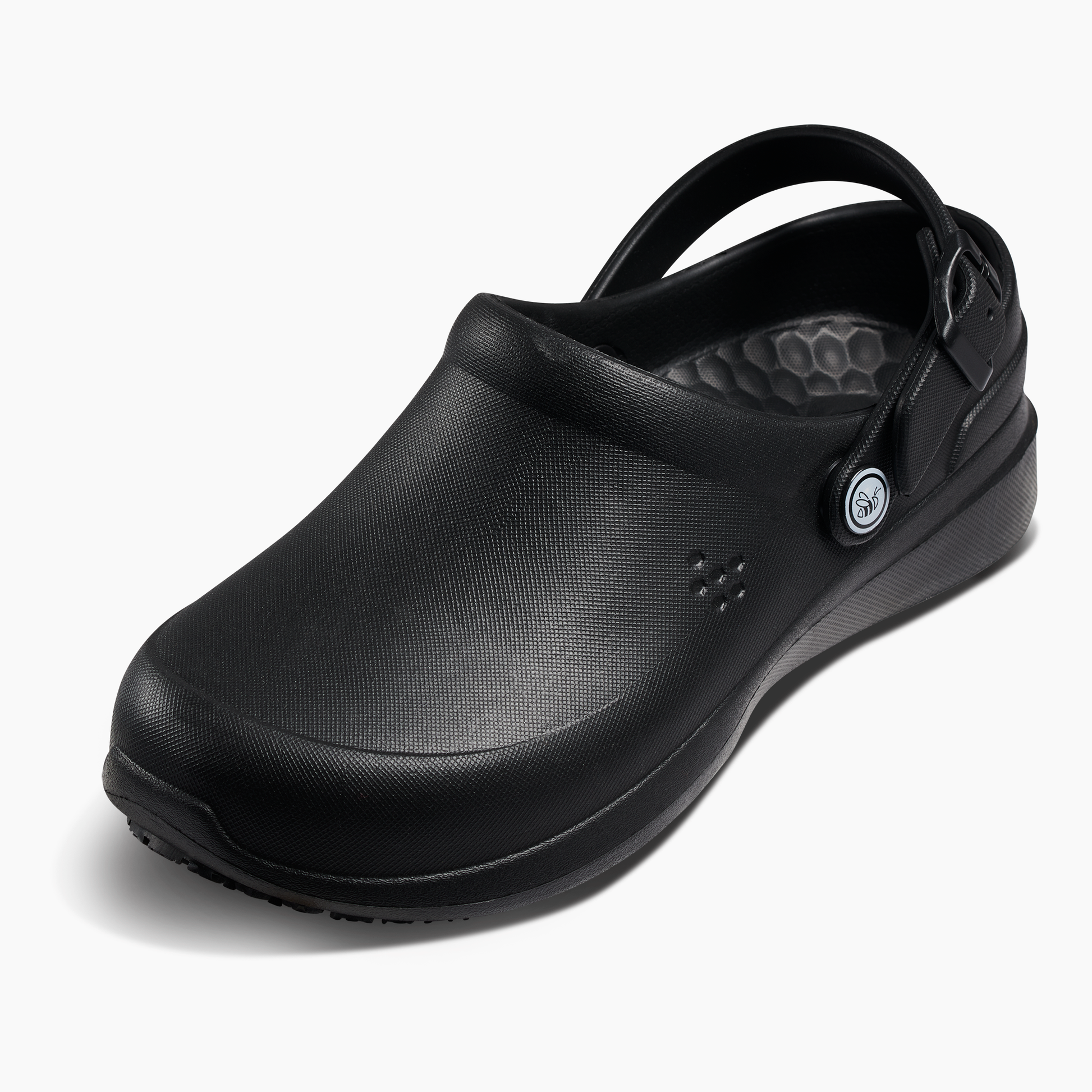 Adult's Work Clog Solid Black