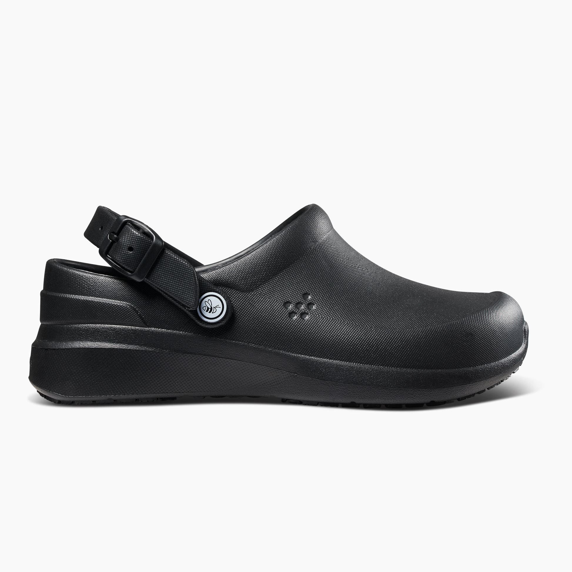 Adult's Work Clog Solid Black