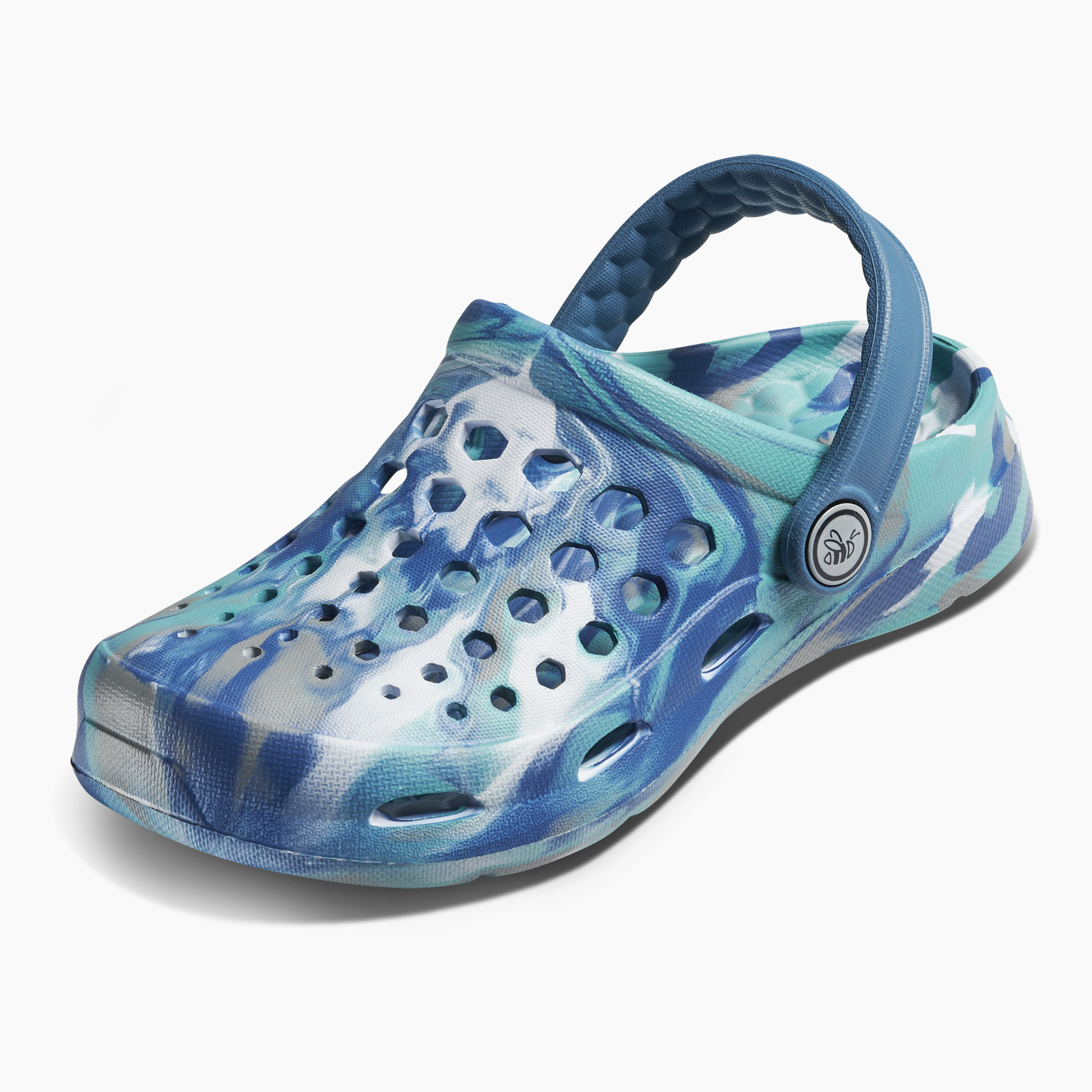 Kid's Active Clog Marbled Rapids Blue