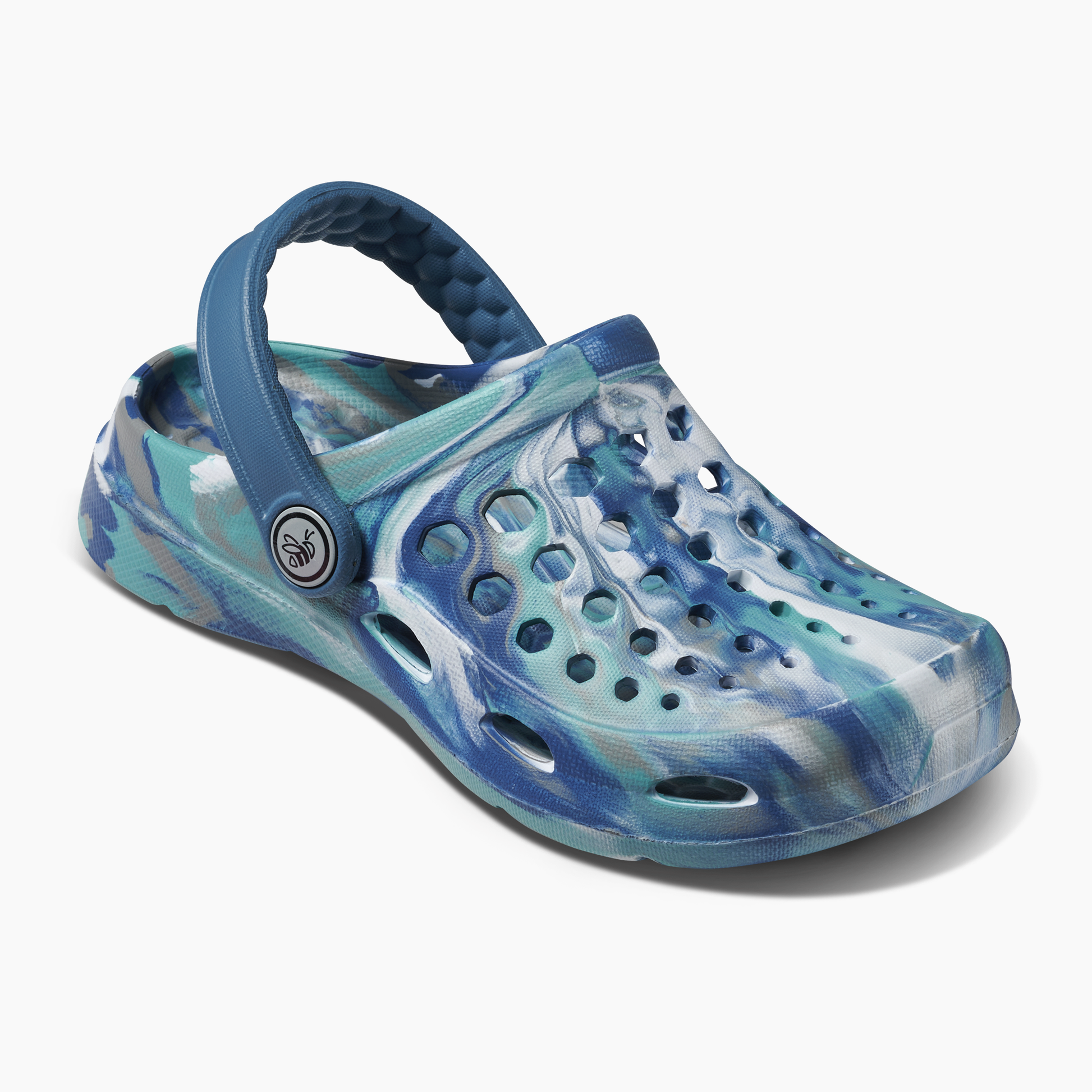 Kid's Active Clog Marbled Rapids Blue